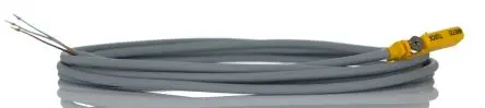Produktfoto 1 von Turck BIM-UNT-Serie Pigtail M12X1, PUR-Kabel, Schnelltrennung, Schnappverschluss / Festes Gewinde, Überwurfmutter mit