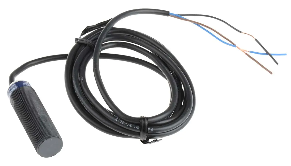 Produktfoto 1 von Telemecanique Sensors XS M18 Induktiver Näherungssensor, Gewinderohr PnP / 200mA 8 mm, IP68 58 V dc