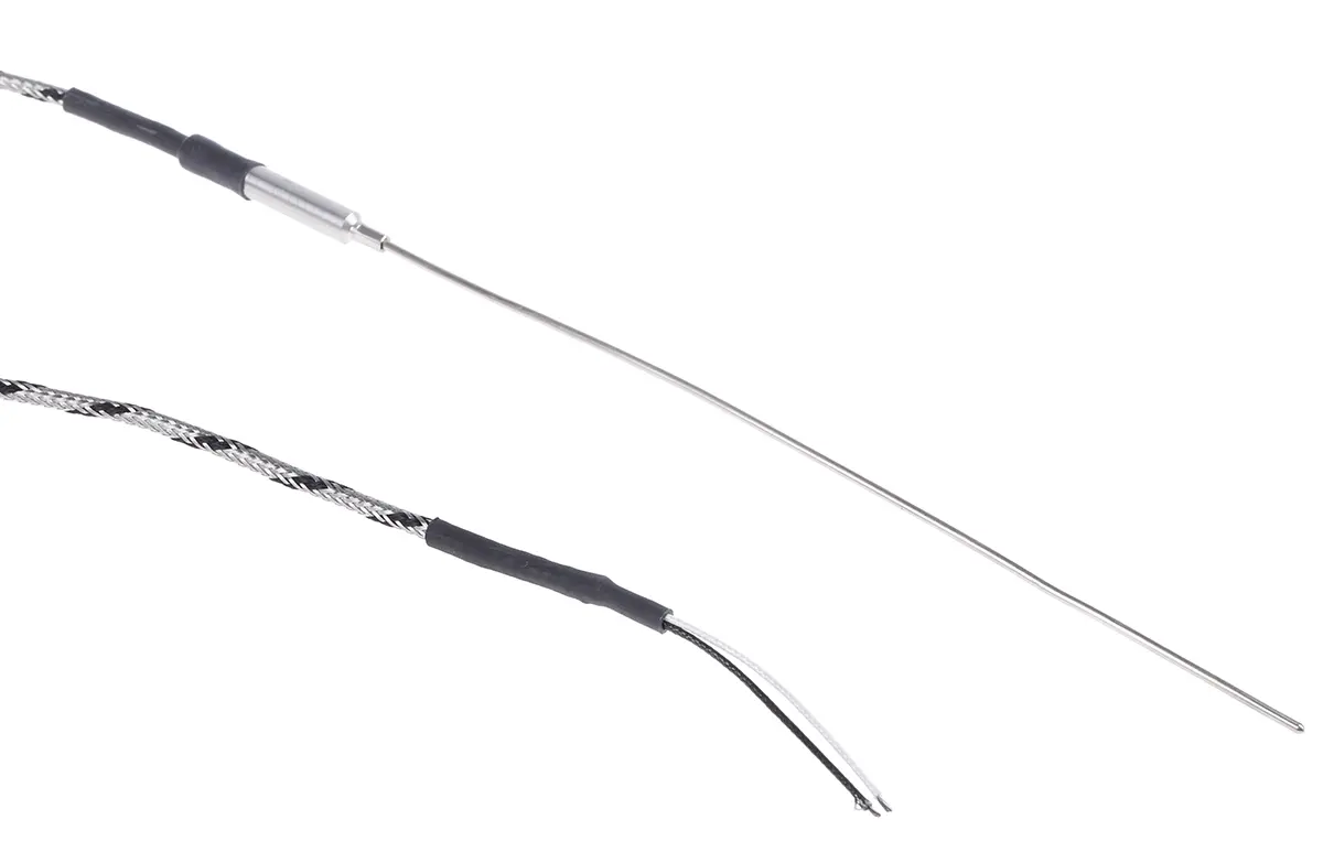 Produktfoto 1 von RS PRO Edelstahl Thermoelement Typ J, Ø 1.5mm x 150mm → +400°C