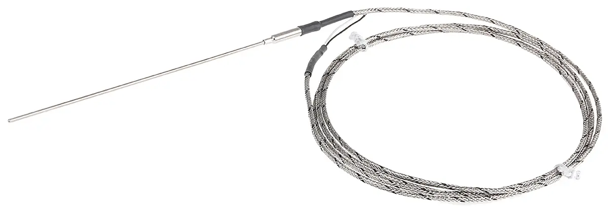 Produktfoto 1 von RS PRO Edelstahl Thermoelement Typ J, Ø 2mm x 150mm → +400°C