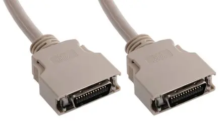 Produktfoto 1 von 3M Parallel-Kabel MDR Stecker MDR-Anschluss 26-polig Stecker L. 5 m, Grau