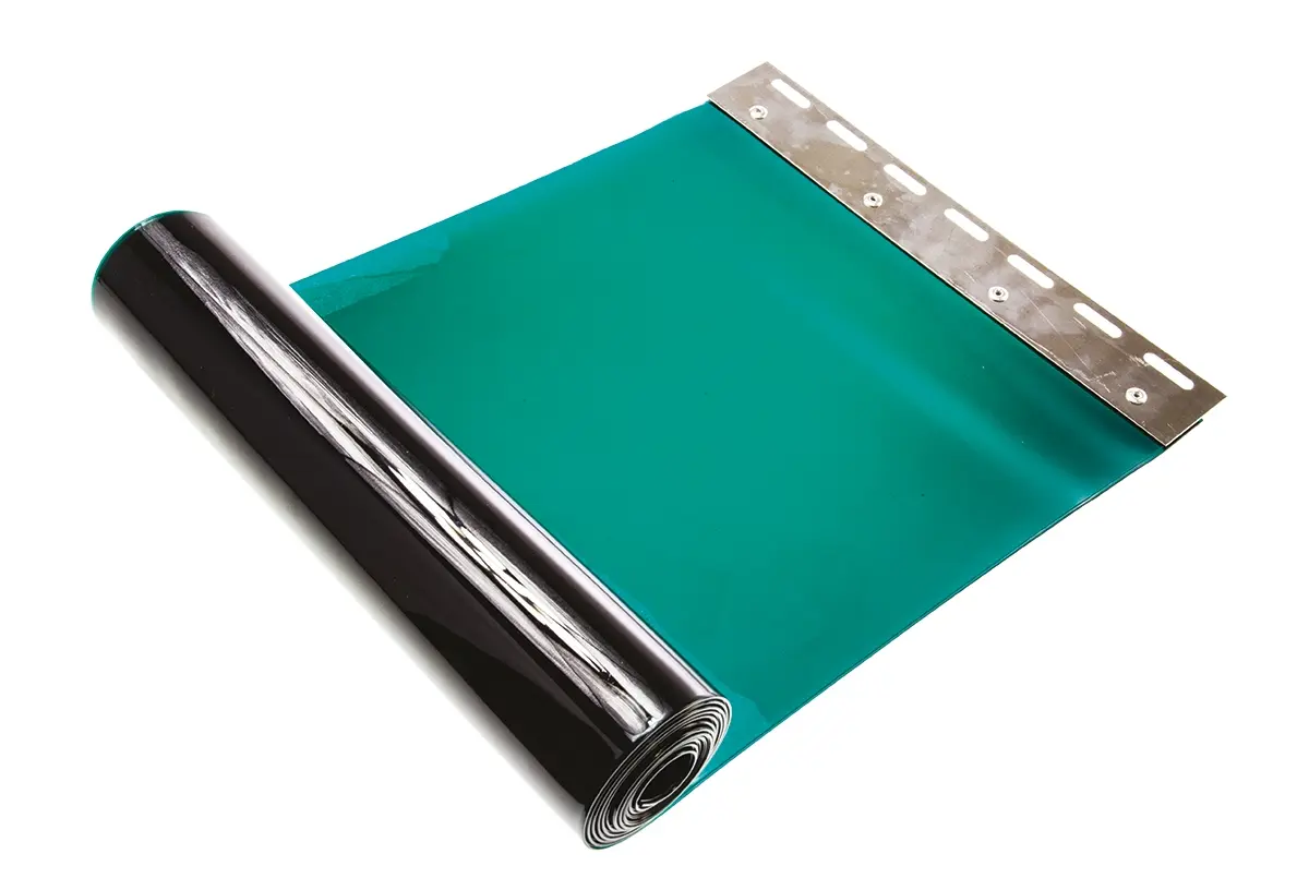 Produktfoto 1 von RS PRO Edelstahl Schweißervorhang Stärke 2 mm, 300 mmx2 m