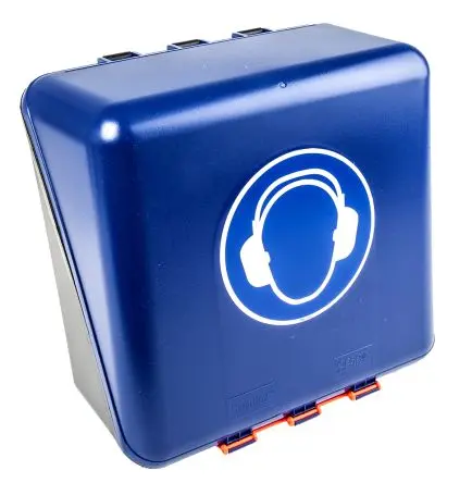 Produktfoto 1 von RS PRO Aufbewahrungsbox Aufbewahrungsbox, Blau