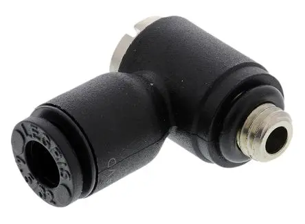 Produktfoto 1 von Legris LF 3000 Stecker 3118 04 19 M5 x 0.8 Metrisch Pneumatik Winkel-Gewindeadapter Polymer, Edelstahl, Messing