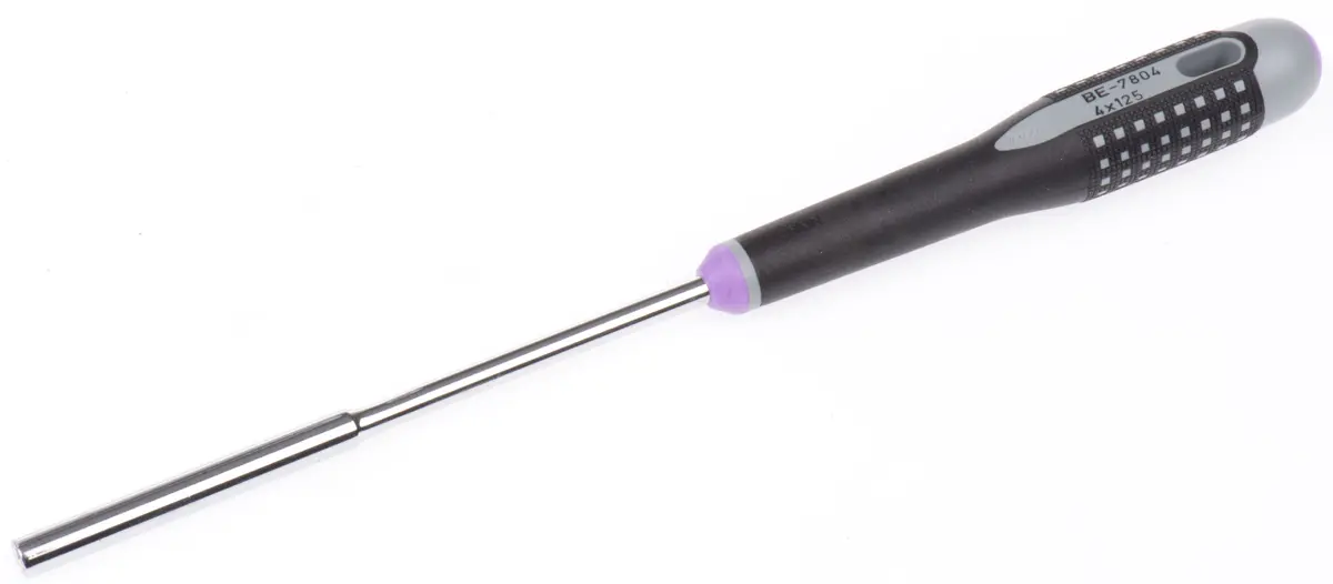 Produktfoto 1 von Bahco ESD-Sicherheit 4 mm Sechskant Steckschlüssel-Handgriff, Länge 247 mm / Klinge 125 mm