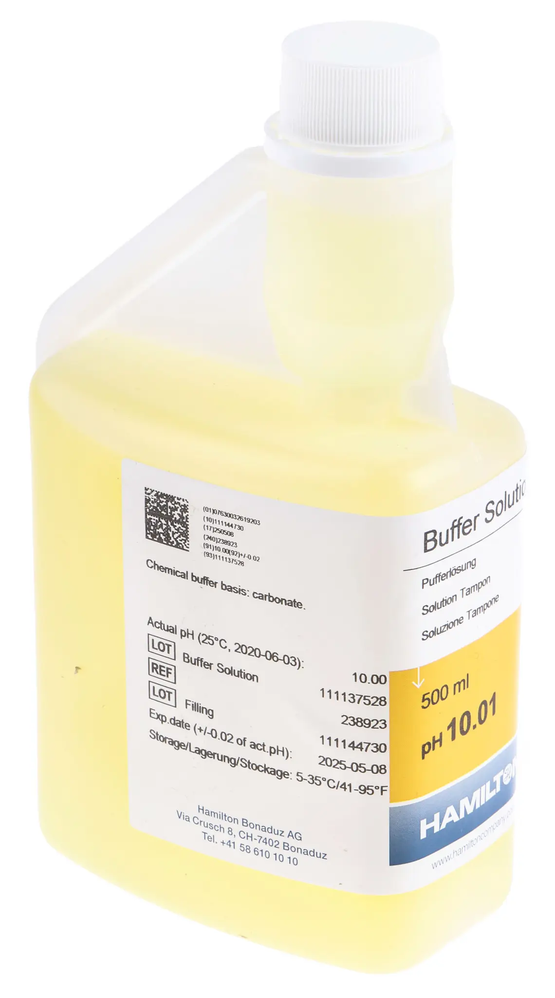 Produktfoto 1 von Burkert 418543 pH ph-Pufferlösung, 10.01, 500ml Flasche