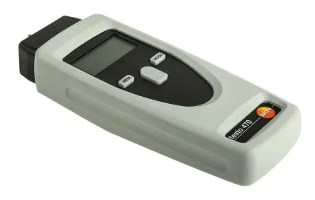 Testo, ±0.02 % LCD Drehzahlmesser → 99999U/min, 1 U/min