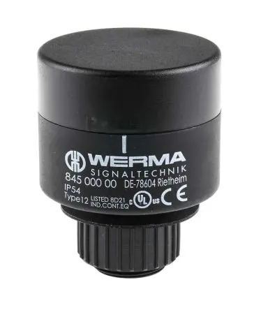 Produktfoto 1 von Werma 845 Anschlusseinheit 230V ac/dc Wechselstrom/Gleichstrom IP54, 52 mm x 16 mm