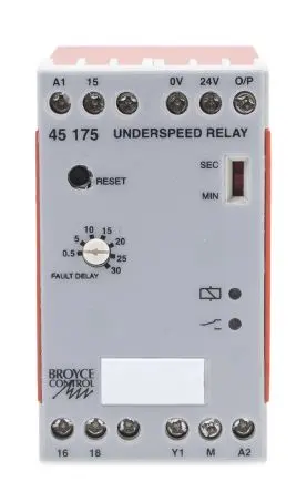 Produktfoto 1 von Broyce Control 45 Überwachungsrelais, DIN-Hutschiene
