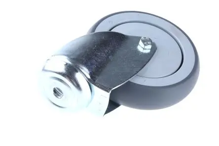 Produktfoto 1 von Tente Drehbar Rolle, Rad ø 125 mm, 100 kg, Ges H. 162 mm, Rad B. 32 mm, Gummi