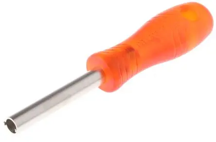 Produktfoto 1 von Staubli ESD-Sicherheit 4 mm Steckschlüssel-Handgriff Schließer (NO), Länge 120mm / Klinge 125 mm