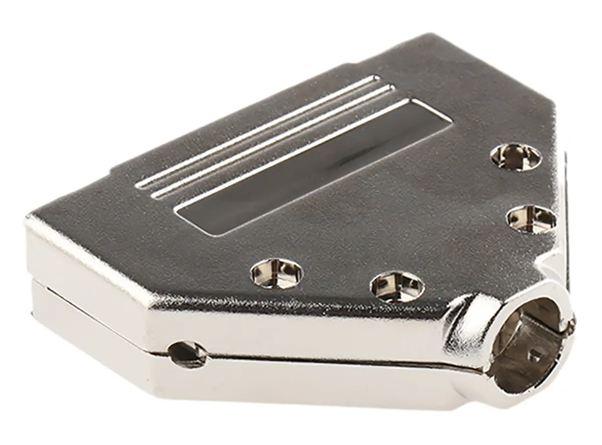 Produktfoto 1 von MH Connectors MHDTPK D-Sub-Gehäuse Gerade, 37-polig, D: D-Sub-Gehäuse Zugentlastung, Silber, Größe C, aus ABS