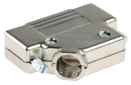 Produktfoto 1 von MH Connectors MHD45PK D-Sub-Gehäuse Abgewinkelt, 25-polig, D: D-Sub-Gehäuse Zugentlastung, Silber, Größe B, aus ABS
