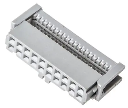 3M 891 IDC-Steckverbinder Buchse, gewinkelt, 20-polig Kabel / 2-reihig, Raster 2.54 mm