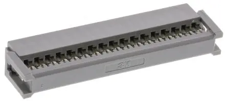 Produktfoto 1 von 3M 891 Kabel und Stecker Buchse, 34-polig Kabel / 2-reihig, Raster 2.54 mm