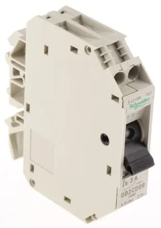 Schneider Electric GB2 Thermischer Schutzschalter, 1-polig, TeSys DIN-Hutschiene, 3A, / 3 kA, Thermomagnetisch