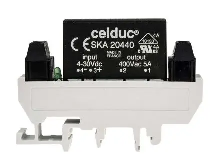 Produktfoto 1 von Celduc XK Halbleiter-Interfacerelais DIN-Hutschiene Schraube