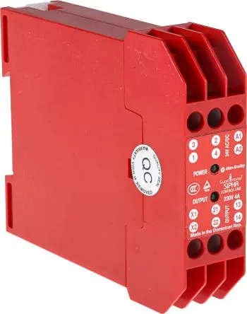 Produktfoto 1 von Allen Bradley Guardmaster 440N Sicherheitsrelais, 1 Schließer Sicherheitskontakte, 1 Hilfsschalter EN, CE SIL IEC 61508