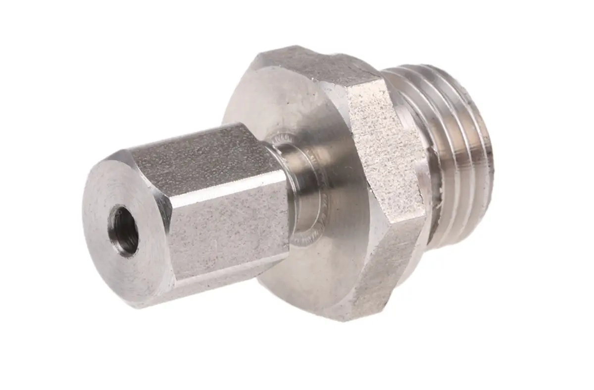 Produktfoto 1 von RS PRO 1/4 BSP Thermoelement-Kompressionsverschraubung für Thermoelement