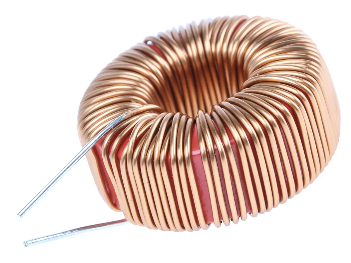 Produktfoto 1 von Wurth Elektronik WE-SI Speicherdrossel Induktivität, Ferrit-Kern, 630 μH, 3.1 A, Anschlusskabel / R-DC 175 mΩ, max. 1.5
