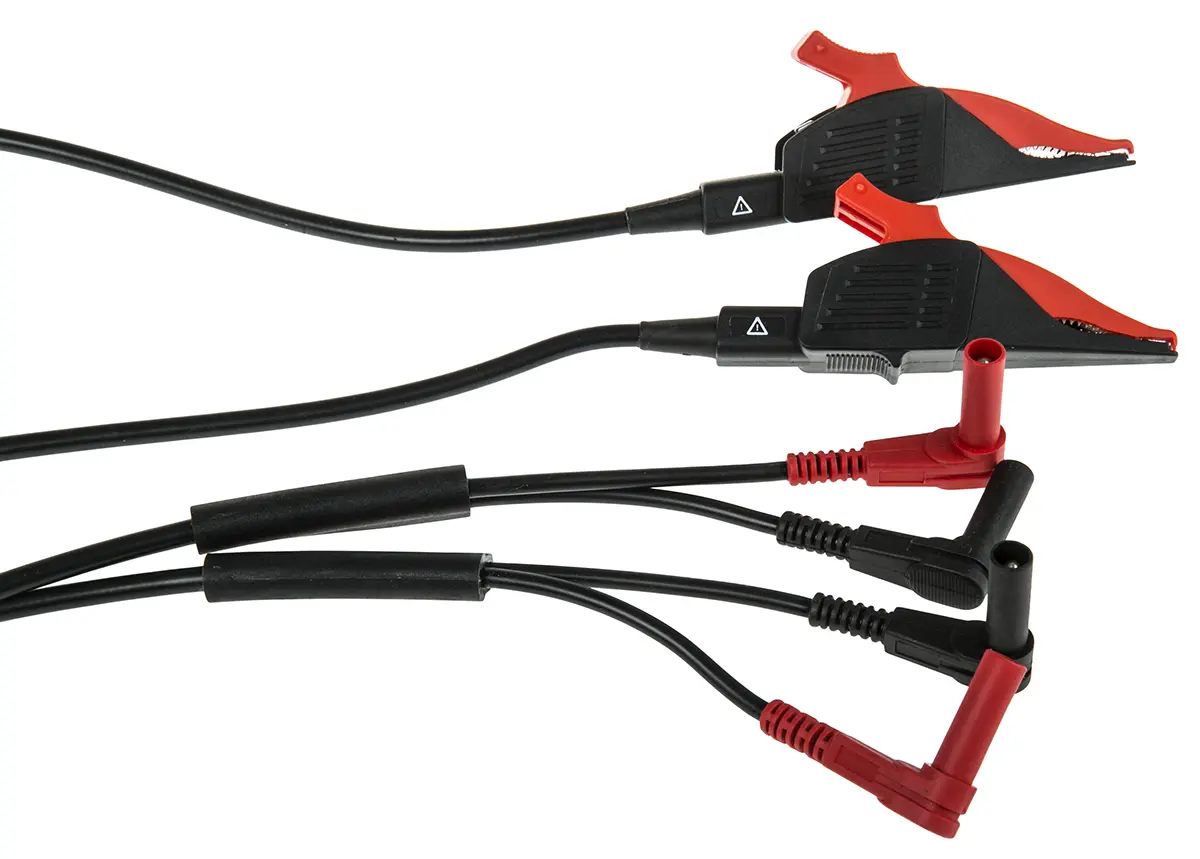 Produktfoto 1 von Gossen Metrawatt Kelvinklemme 60 V Schwarz, Rot