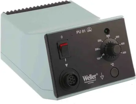 Produktfoto 1 von Weller PU 81 Lötstation-Versorgungseinheit, Typ G Löten 80 W / 230V, 1-Kanal Analog