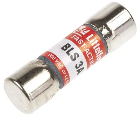 Produktfoto 1 von Littelfuse Multimeter-Sicherung für Serie 25, Serie 8060A, Serie 8062A 3A 600 V 10 kA HBC Keramik L. 34.925 mm ø 10.31