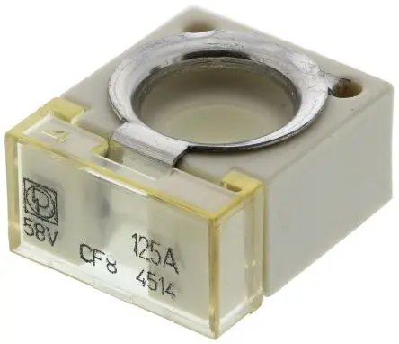 Produktfoto 1 von Littelfuse Kfz Sicherung, Grau, Weiß Zustandsanzeige, 125A, 58V dc