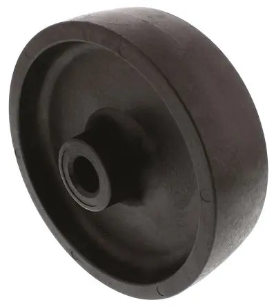 Produktfoto 1 von LAG Rollwagenrolle Schwarz, Mat. Thermoplast, 200 kg Ø 100 mm, B. 30 mm