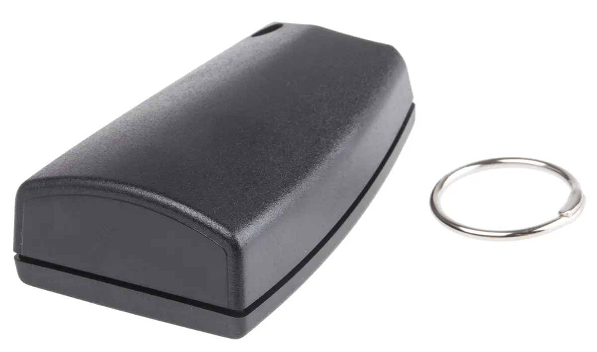 Produktfoto 1 von OKW Serie Smart case Tragbares Gehäuse, ABS, 36 mm Eingebautes Batteriefach, 58 mm, H. 19 mm, Schwarz, IP40