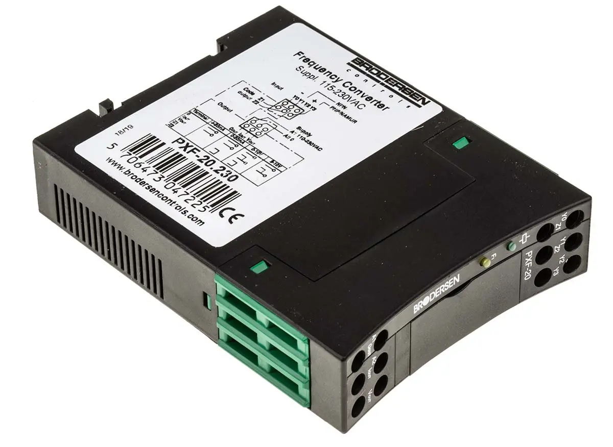 Produktfoto 1 von Brodersen Controls Serie MINI MCR-2-U-U-PT Signalwandler 115/230 V ac, Frequenz 0 to 5 kHz EIN / Strom/Spannung 0 to 10