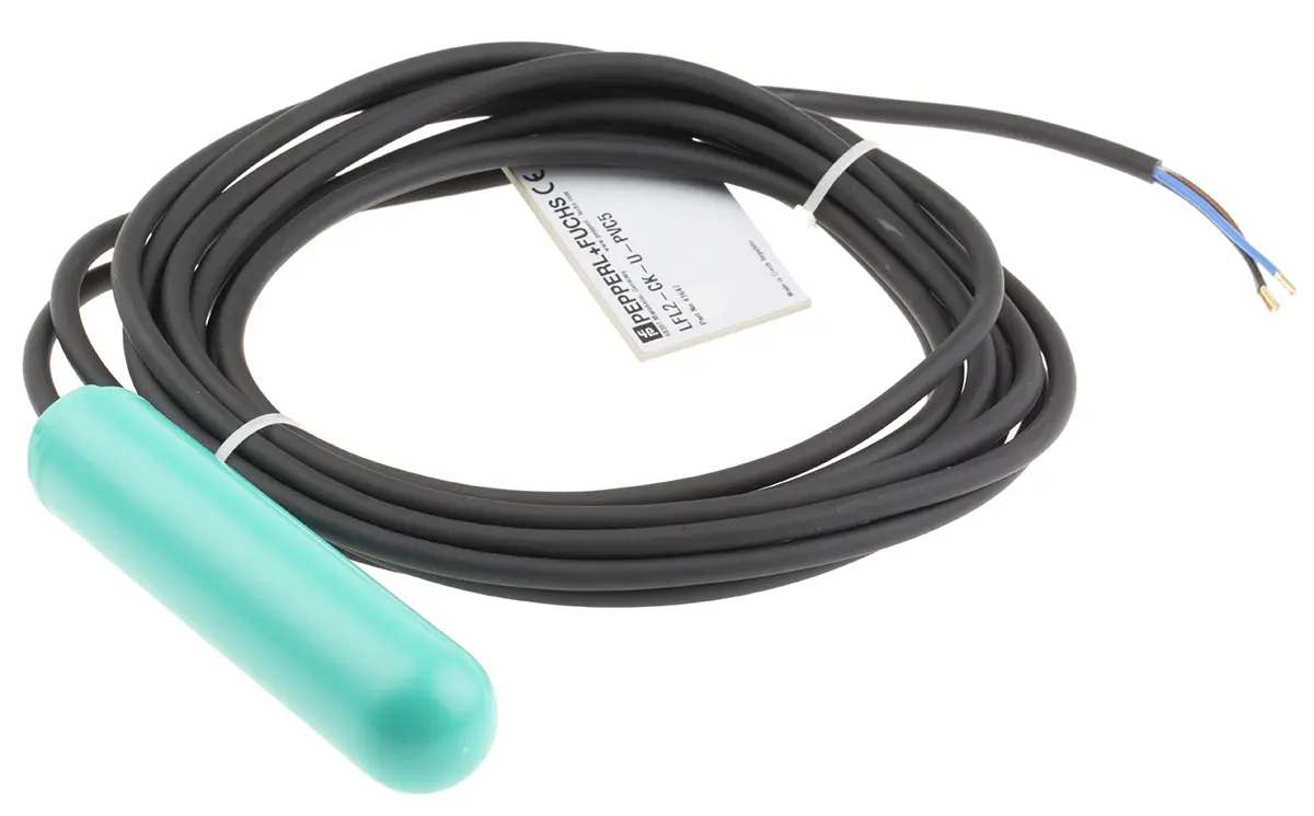 Produktfoto 1 von Pepperl + Fuchs LFL2 Schwimmerschalter Horizontal 150 V dc, Direkt belastbar, 5 °C 250 V ac → 70 °C, mit 5 m Leitung