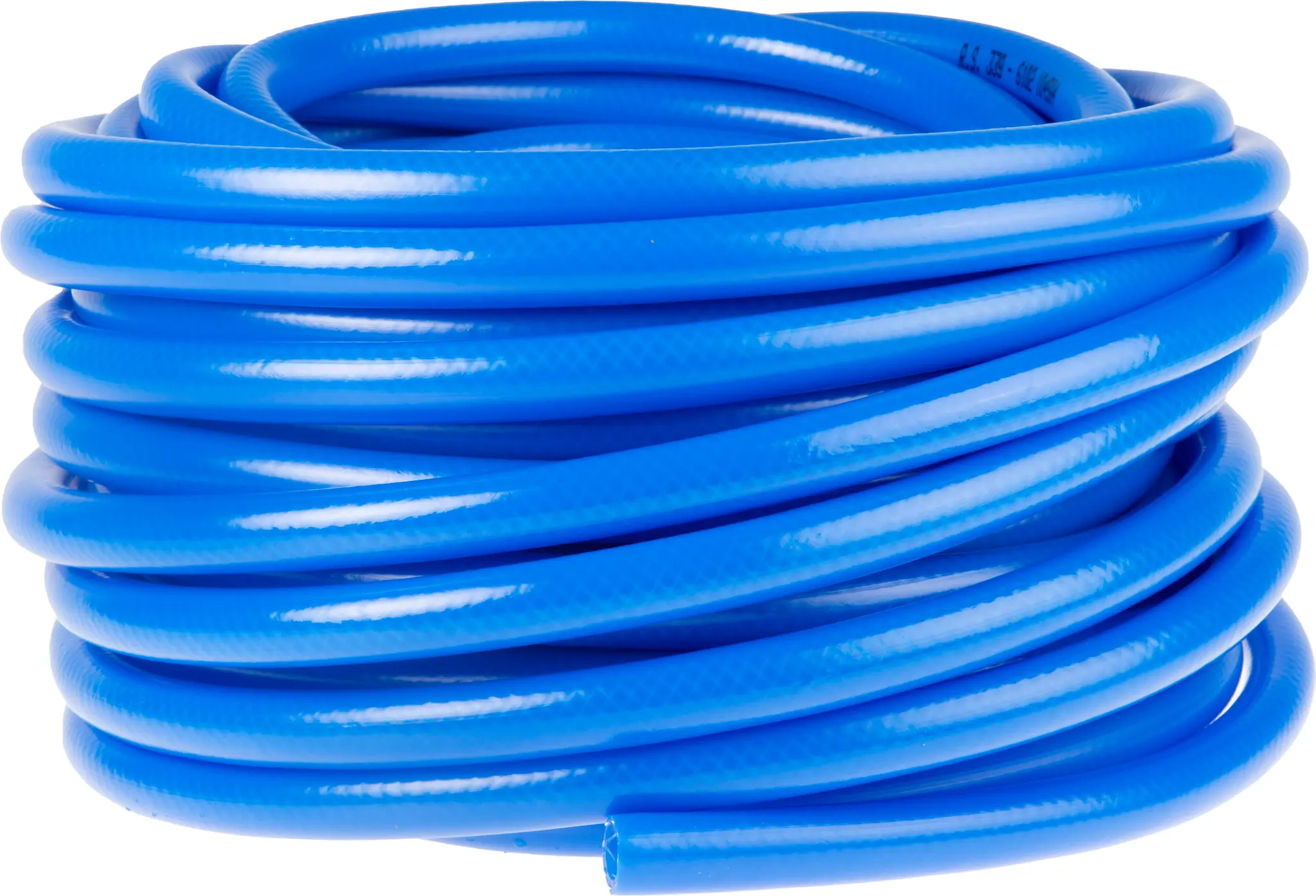 Produktfoto 1 von RS PRO Schlauch, Ø 12.5mm 18.5mm Blau PVC Übertragung 15 bar für Druckluft x 25m