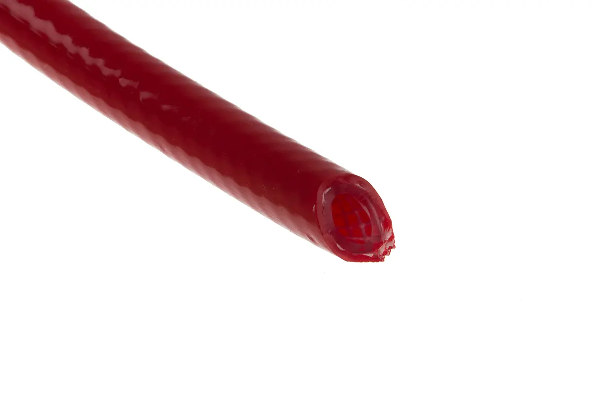 Produktfoto 1 von RS PRO Schlauch, Ø 6.3mm 11.5mm Rot PVC Übertragung 16 bar für Druckluft x 25m
