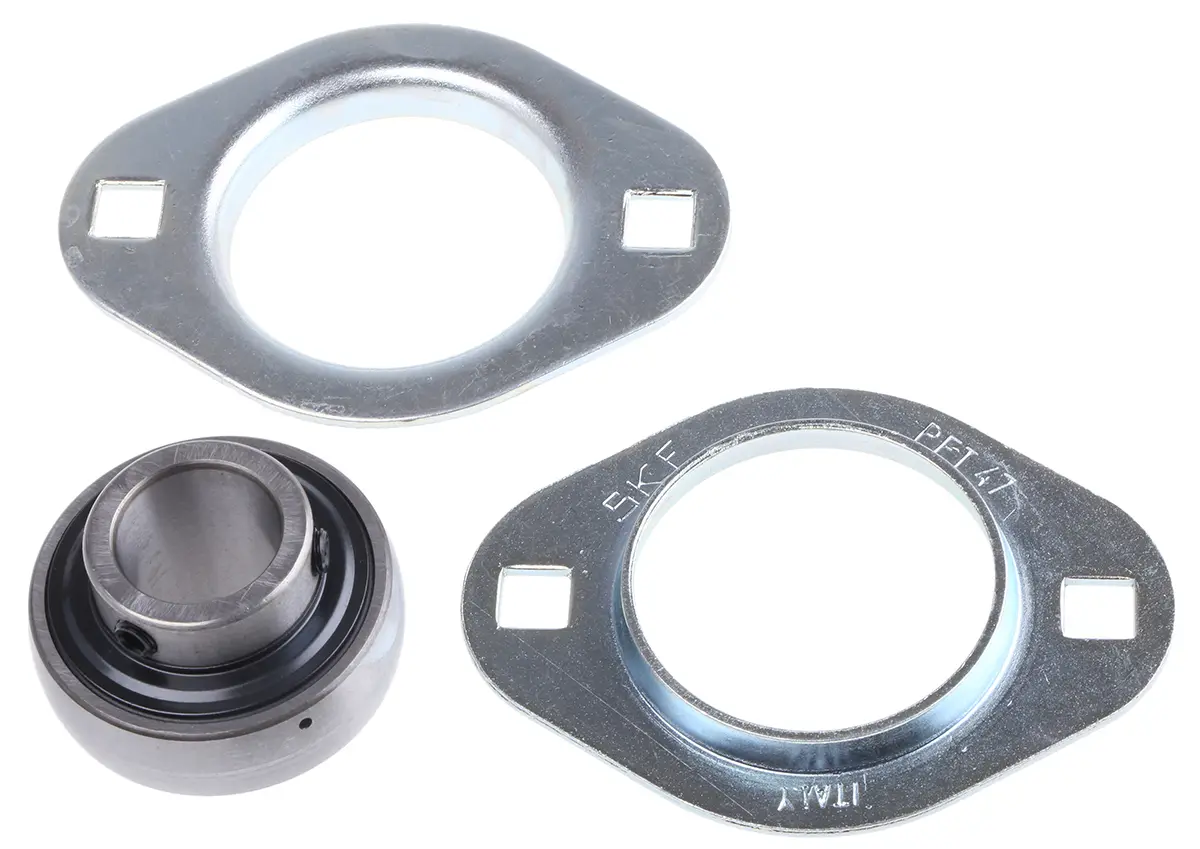 Produktfoto 1 von SKF 2-Loch Lagereinheit aus Stahlblech, Innen-Ø 20 mm, 67 mm x 91 mm