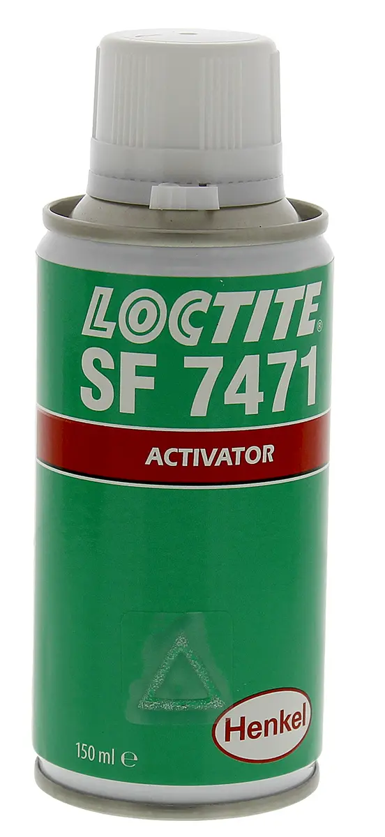 Loctite 7471 Klebstoff-Aktivator, Zerstäuber Typ Aktivator Gelb, für Abdichtung, Befestigung, Gewindeabdichtung, 150 ml