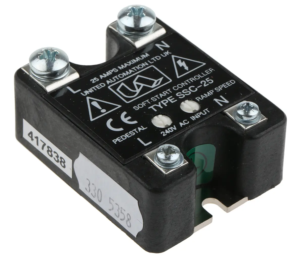 Produktfoto 1 von United Automation Sanftstarter 1-phasig, 230 V ac / 25 A