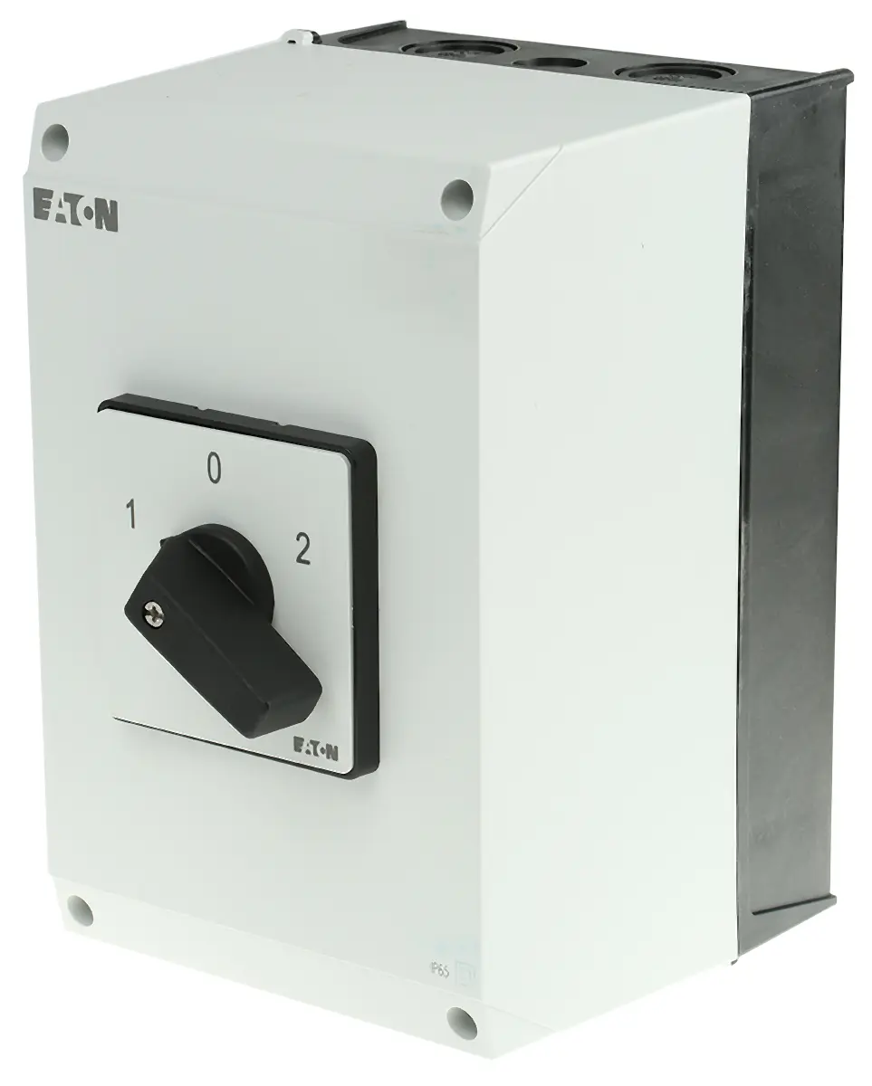 Produktfoto 1 von Eaton Trennschalter 4P-polig 63A SMD Schwarz IP 65 37kW 240 V dc, 690V ac 3-phasig 4 Schließer/4 Öffner