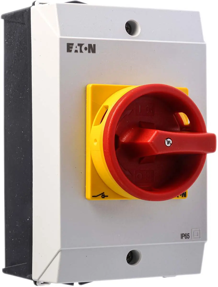 Produktfoto 1 von Eaton Trennschalter 3-polig 25A SMD Rot IP 65 13kW 240 V dc, 690V ac 3-phasig