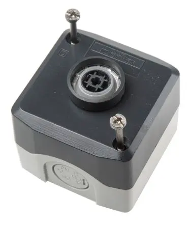 Produktfoto 1 von Schneider Electric Federrückstellung Harmony Drucktaster-Steuerstation SPST Rot Polycarbonat, IP66, IP67, IP69 Hellgrau,