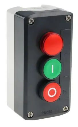 Produktfoto 1 von Schneider Electric Federrückstellung Harmony Drucktaster-Steuerstation Polycarbonat, IP67, IP66, IP69K Hellgrau Ø 22 mm
