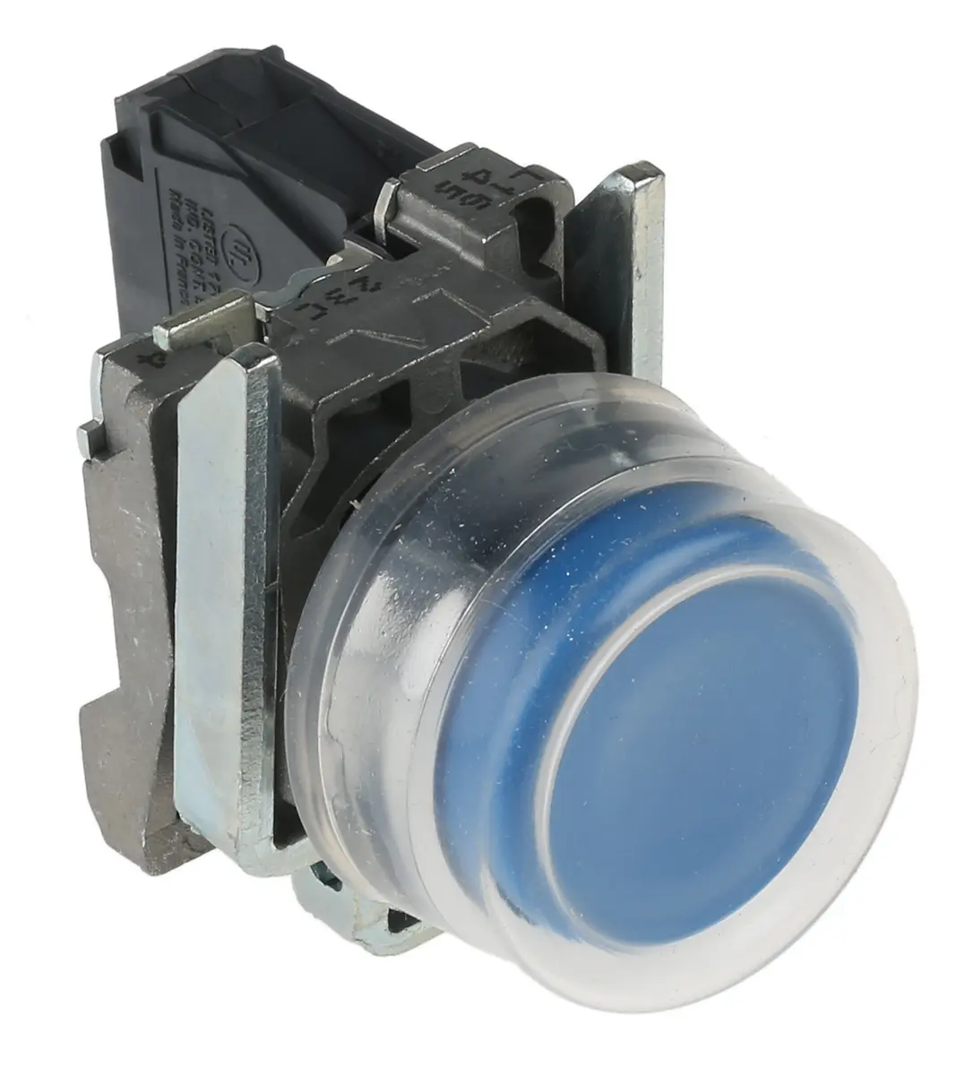 Produktfoto 1 von Schneider Electric Harmony Druckschalter Blau Federrückstellung Panel Ø 22 mm, SPST, IP66, IP67
