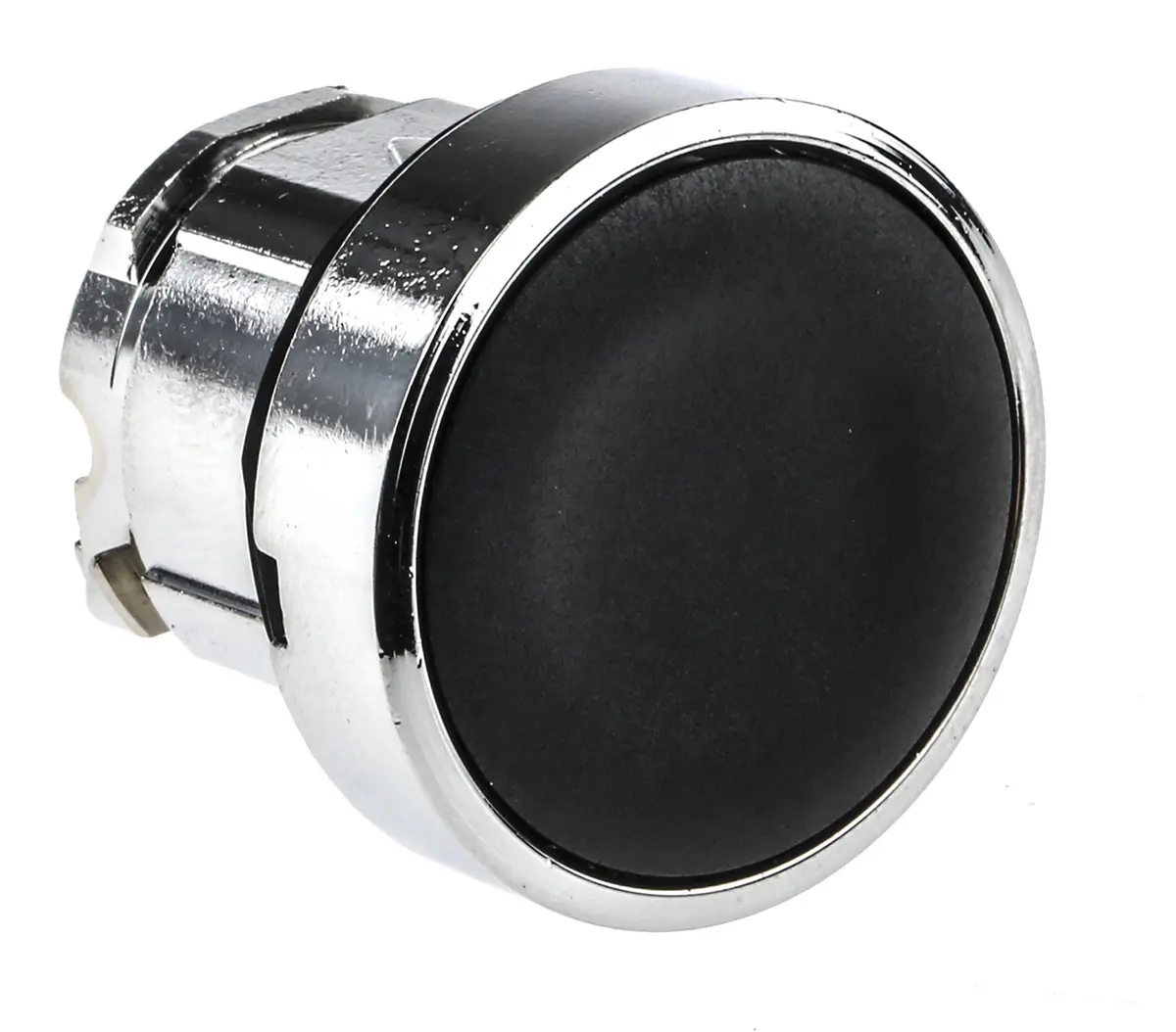 Produktfoto 1 von Schneider Electric Harmony XB4 Drucktastenkopf Ø 22 mm, Schwarz Federrückstellung Rund Rund Metall, IP66
