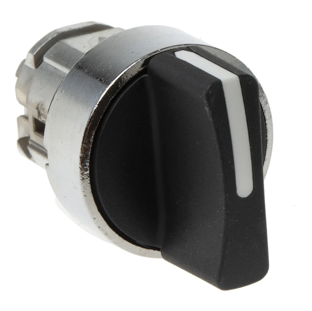 Produktfoto 1 von Schneider Electric Harmony XB4 Wählschalterkopf Schwarz 3-Positionen 22mm Standardgriff Rastend