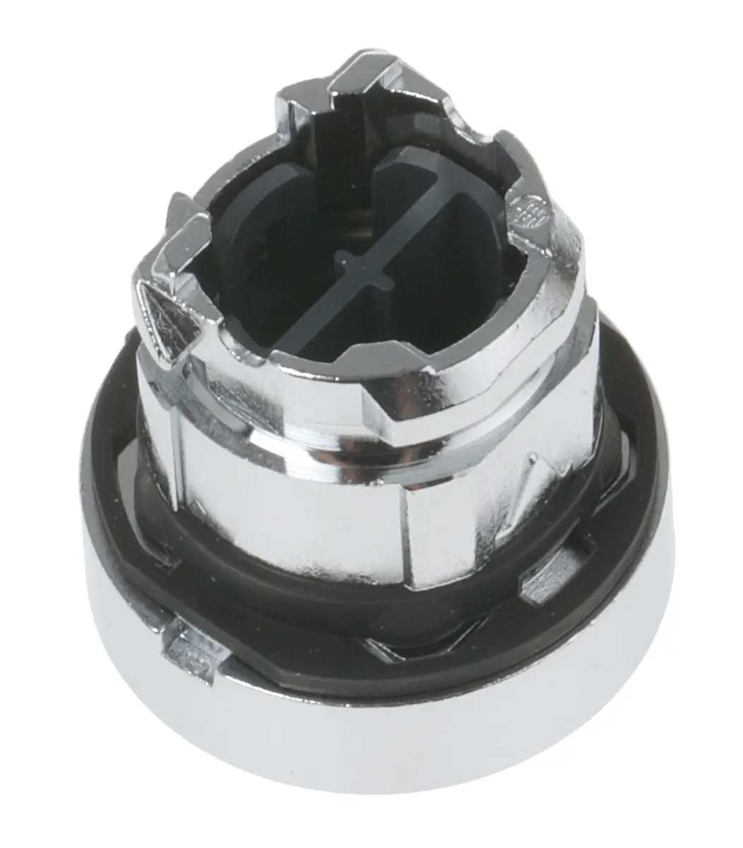 Produktfoto 1 von Schneider Electric Harmony XB4 Drucktastenkopf Ø 22mm, Blau Tastend Rund Rund Metall, IP66