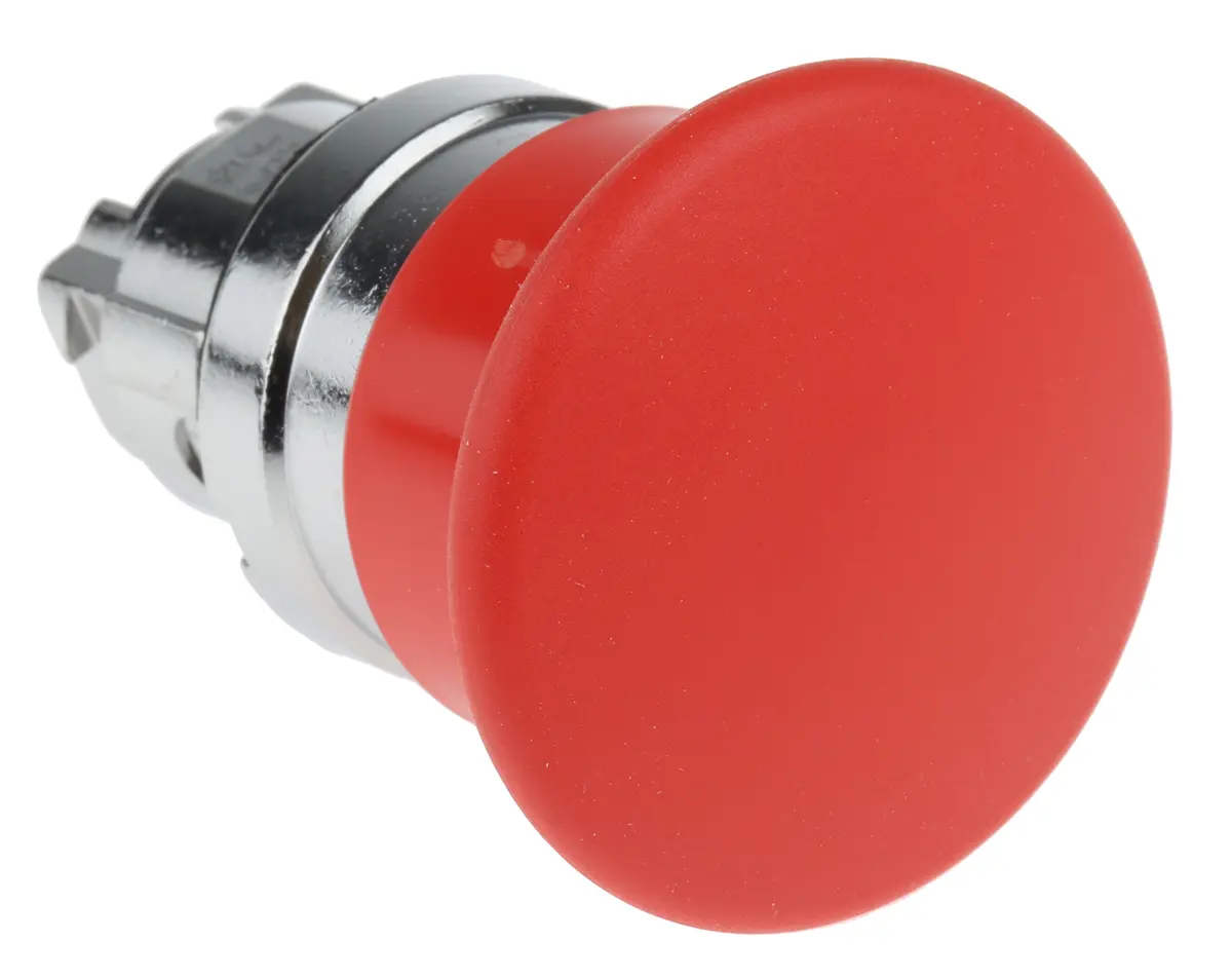 Produktfoto 1 von Schneider Electric Harmony Drucktastenkopf Ø 22 mm, Rot Tastend Rund Rund Metall, IP66