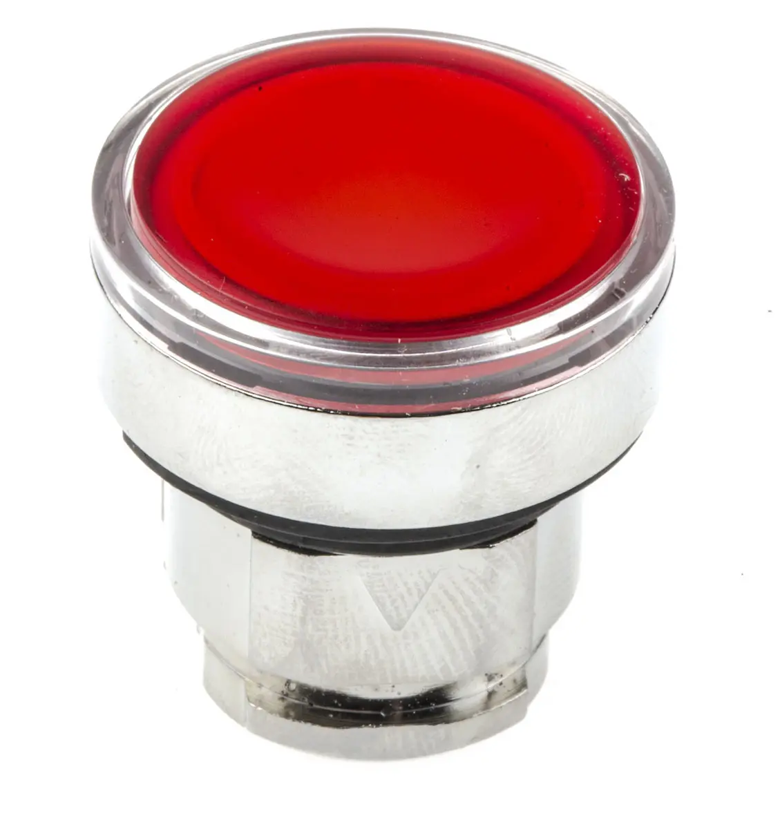 Produktfoto 1 von Schneider Electric Harmony Drucktastenkopf Ø 22 mm, Rot Federrückstellung Rund Rund Metall, IP66