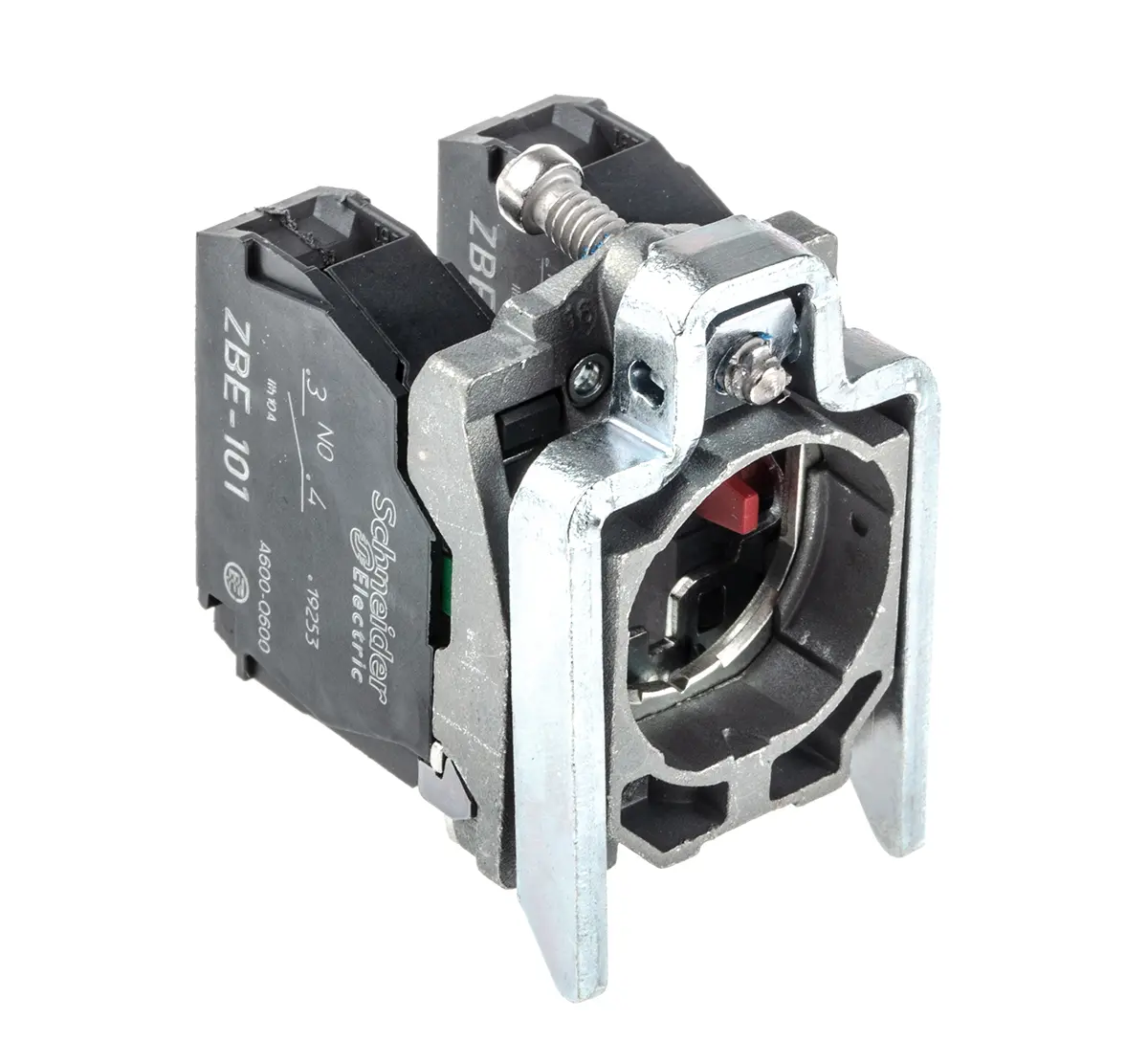 Produktfoto 1 von Schneider Electric Harmony Kontaktblock und Halter 1 Schließer/1 Öffner 600V Schraube
