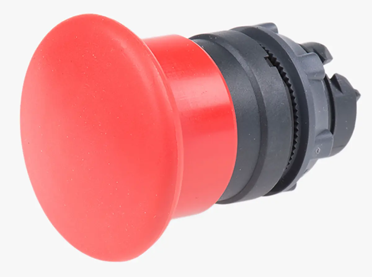 Produktfoto 1 von Schneider Electric Harmony Drucktastenkopf Ø 22 mm, Rot Federrückstellung Rund Rund Kunststoff, IP66