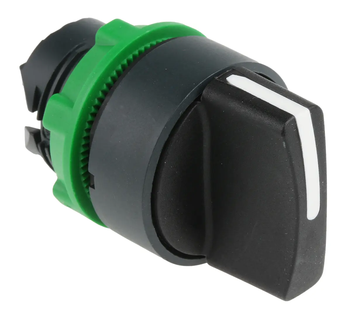 Produktfoto 1 von Schneider Electric Harmony XB5 Wählschalterkopf Schwarz 3-Positionen 22mm Standardgriff Rastend